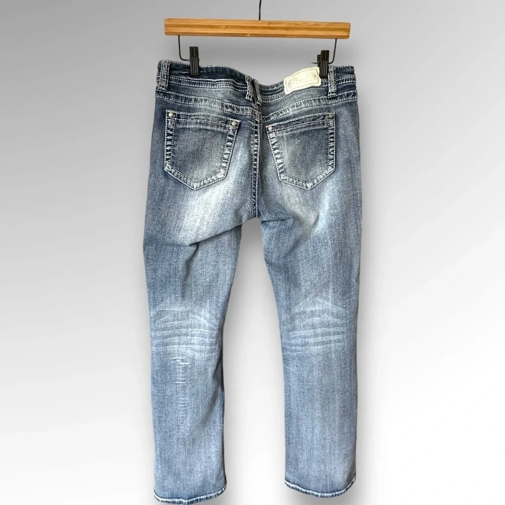 Shyanne Womens Bootcut Mid Rise Jeans Sz 33